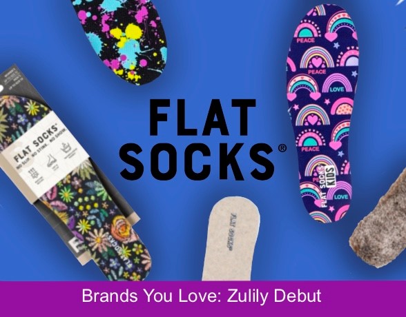 FLAT SOCKS 3-Pair Packs: Only $21.99