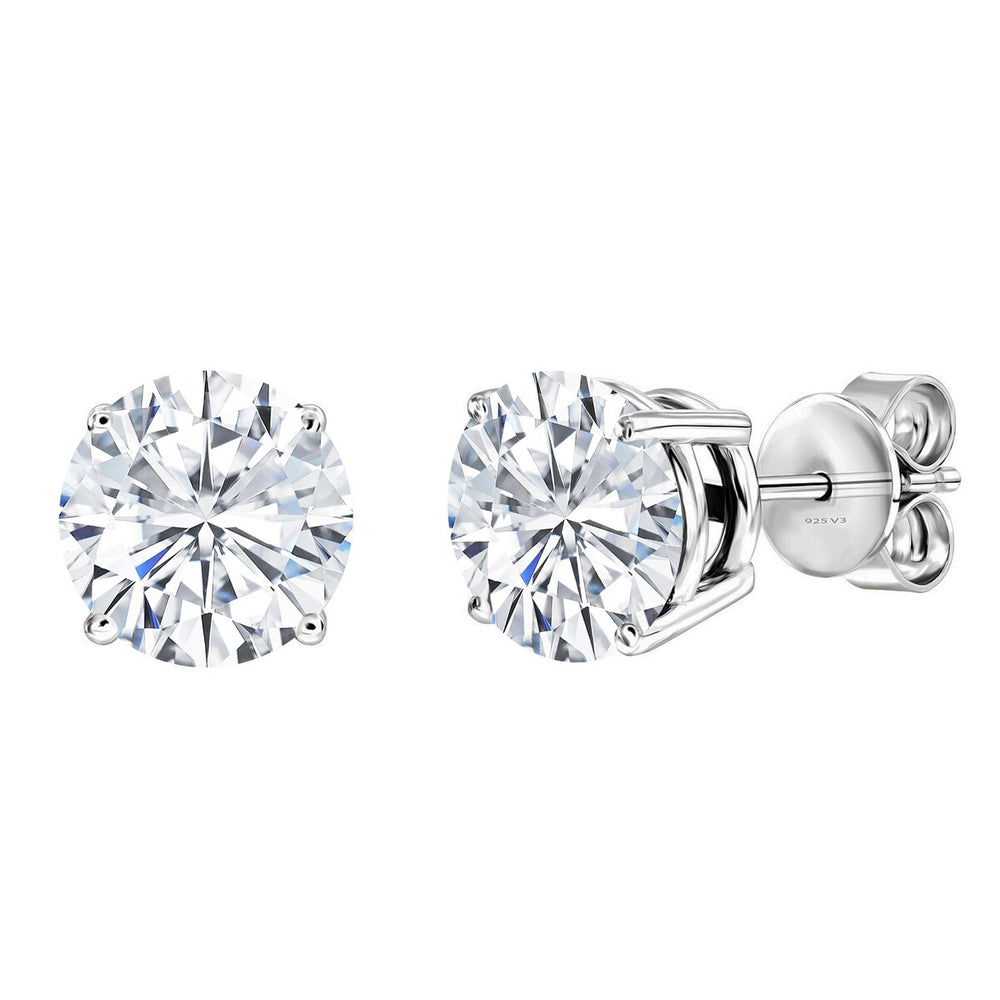 1.5CT Lab Grown Diamond Sterling Silver Stud Earrings