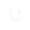 14K Gold Mama Bib Necklace - 14"