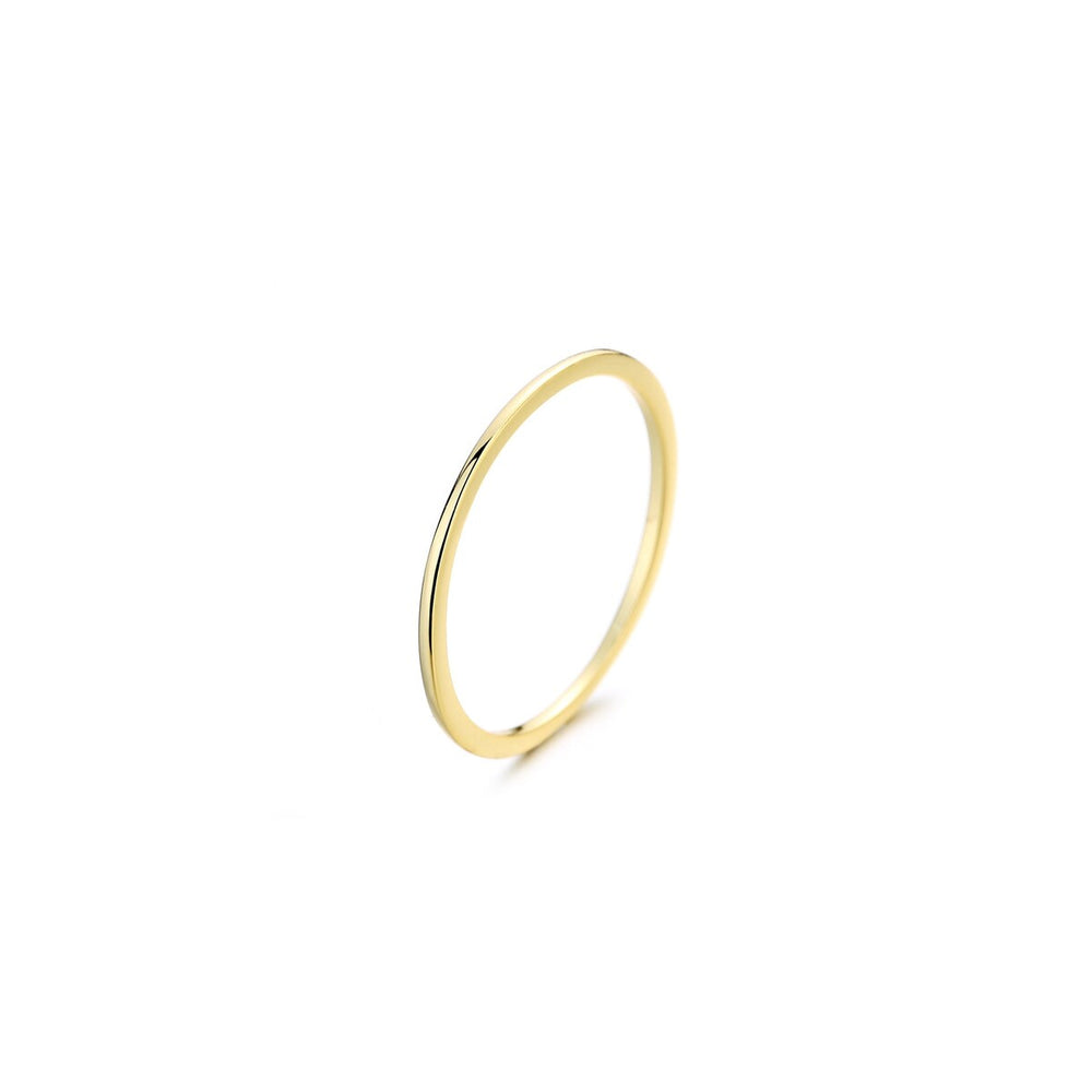 14K Gold or Sterling Silver Thin Band Rings