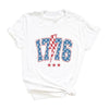 1776 Stars Lightning Bolt Short Sleeve Crewnneck Tee