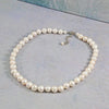 18" Princess Length white Cultured Fresh Water Necklace.