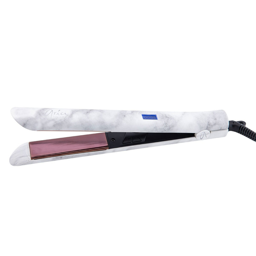 1" Digital Tourmaline Straightener - Grey Marble