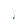 2-in-1 Tassel Teardrop Crystal Long Necklace