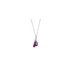 2-in-1 Tassel Teardrop Crystal Long Necklace