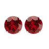 2.15Ct Natural Garnet Sterling Silver Women Gifts Stud Earrings