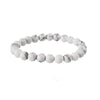 8MM Howlite Beaded Stretch Bracelet