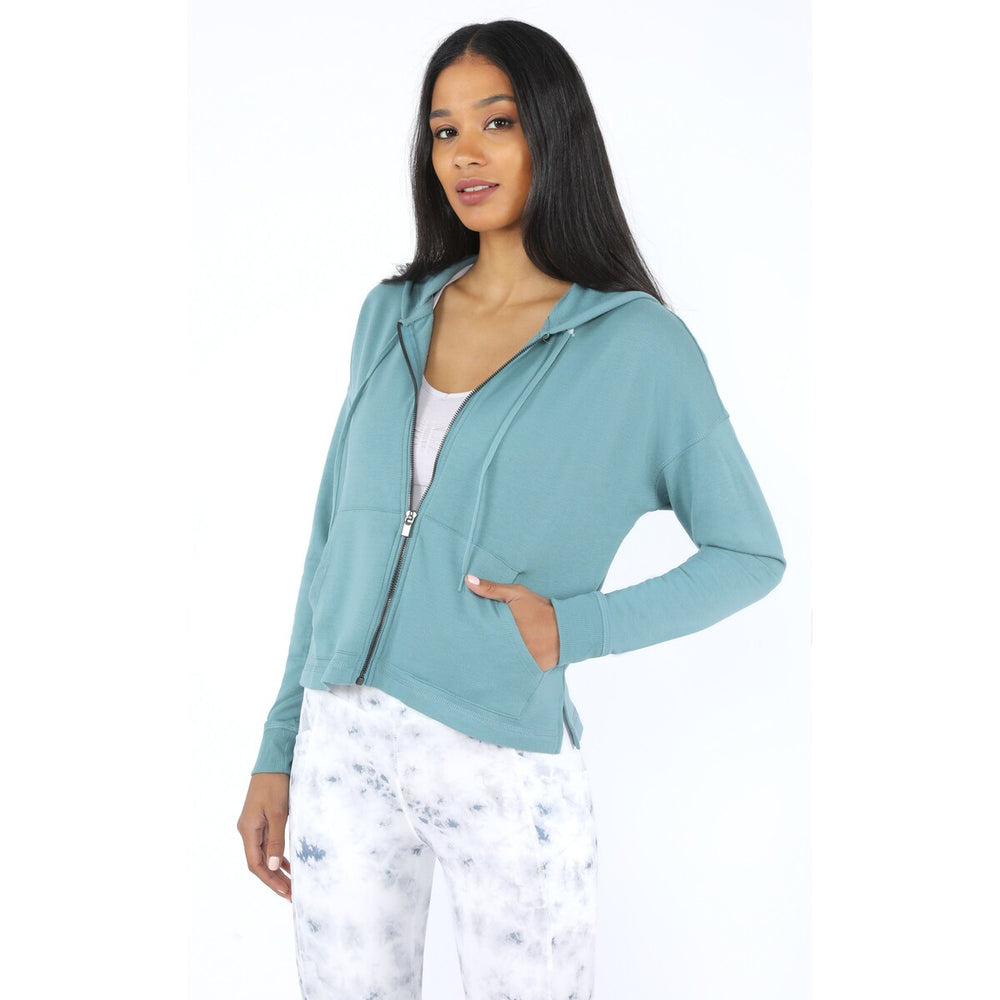 90 Degree By Reflex French Terry Zip Front Hoodie