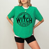 A Little Witch In All Of Us Puff Print Short Sleeve Crewnneck Tee