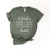 A Teacher Touches A Heart Short Sleeve Crewnneck Tee