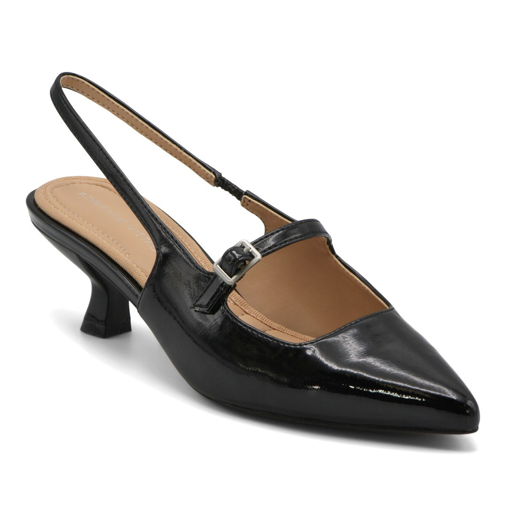 Adrienne Vittadini Scooter Crinkle Patent Dress Shoe