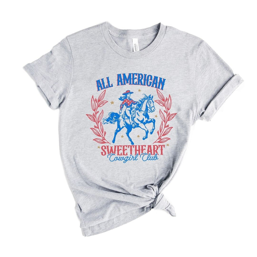 All American Sweetheart Short Sleeve Crewnneck Tee