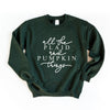 All The Plaid Things Graphic Sweatshirt