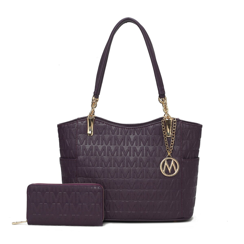 Allison Signature Tote Bag and Wallet Set