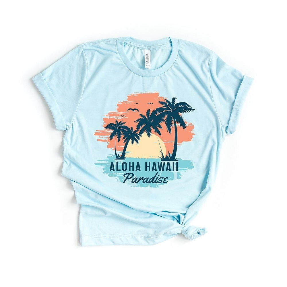 Aloha Hawaii Short Sleeve Crewnneck Tee