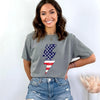 America Lightning Bolt Garment Dyed Tee