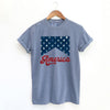 America Retro Cursive Garment Dyed Tee