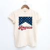 America Retro Cursive Garment Dyed Tee