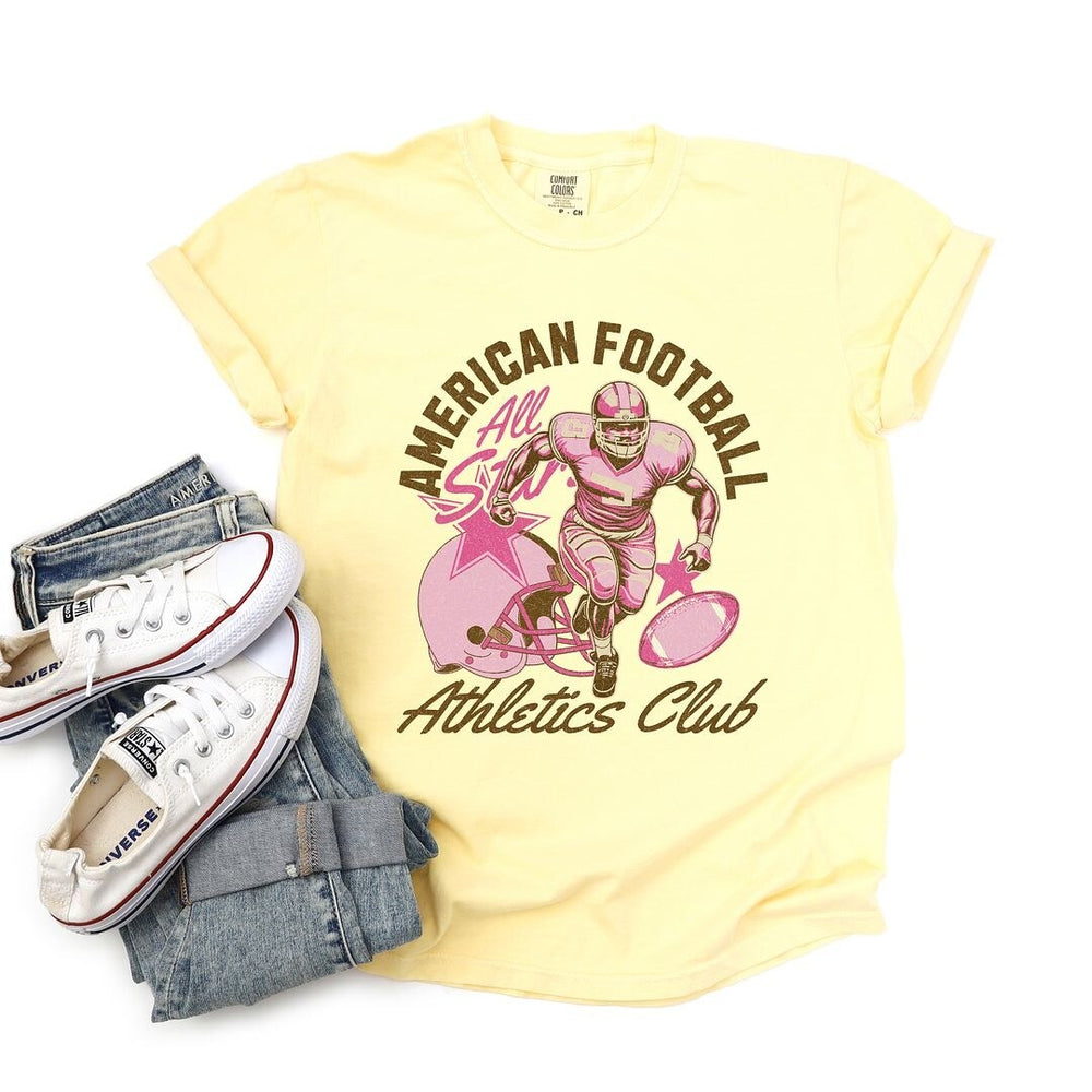 American Football Athletics Club Garment Dyed Tee