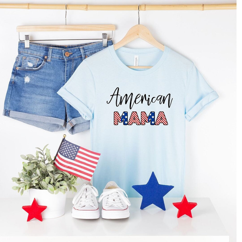 American Mama Short Sleeve Crewnneck Tee