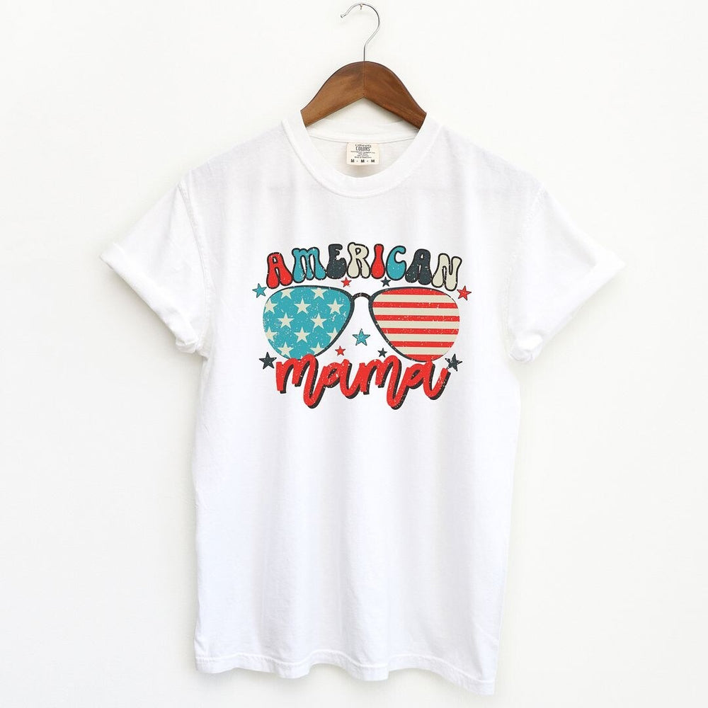 American Mama Sunglasses Garment Dyed Tee