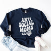 Anti Social Moms Club Heart Graphic Sweatshirt