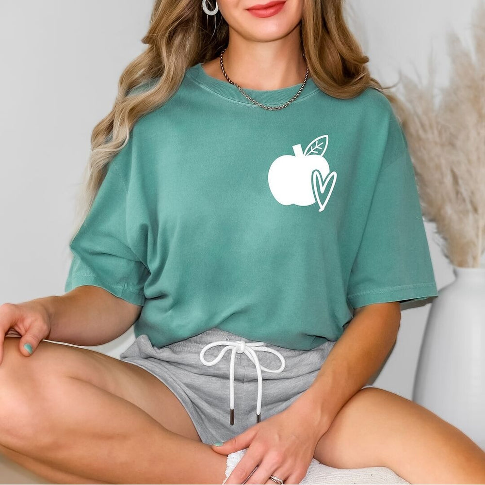 Apple Heart Mini Garment Dyed Tee