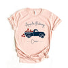 Apple Picking Crew Truck Short Sleeve Crewnneck Tee