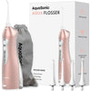 Aquasonic Aqua Flosser - Professional Rechargeable Water Flosser with 4 Tips