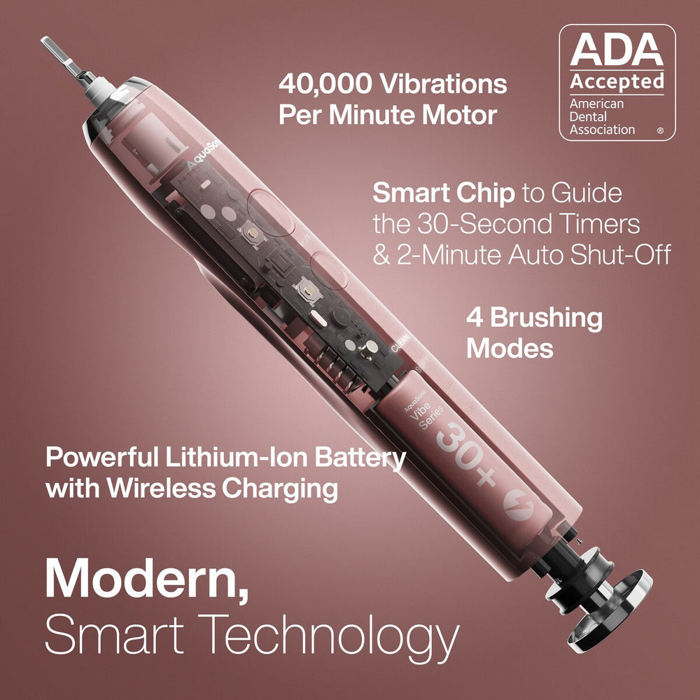 Aquasonic Vibe Series Ultra-Whitening Toothbrush