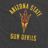 Arizona State Sun Devils Unisex Adult Heathered Premium T Shirt