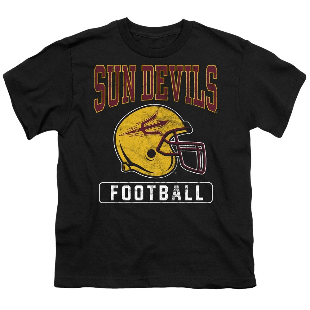 Arizona State University Football Helmet Kids T Shirt for Youth Boys and Girls