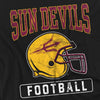 Arizona State University Football Helmet Kids T Shirt for Youth Boys and Girls