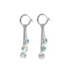 Aurora Borealis Drop Earrings With Swarovski Crystals - Aurora Borealis