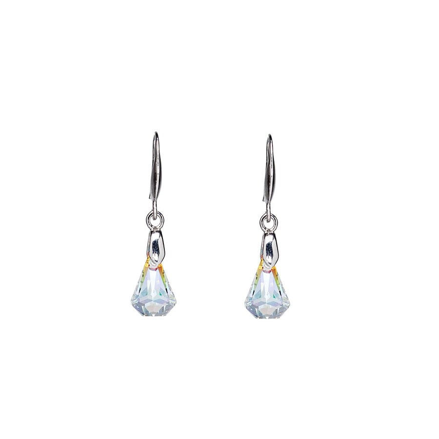 Aurora Borealis Swarovski Crystal Drop Earrings