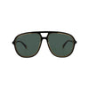 Aviator-Frame Acetate Sunglasses - Black - One Size