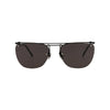 Saint Laurent Aviator-Frame Metal Sunglasses - Black - One Size