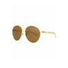 Gucci Aviator-Style Metal Sunglasses - One Size