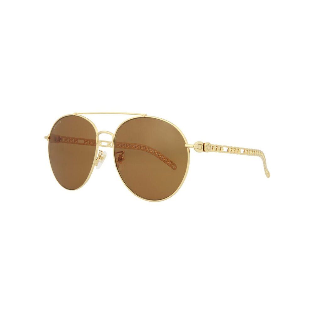 Gucci Aviator-Style Metal Sunglasses - One Size