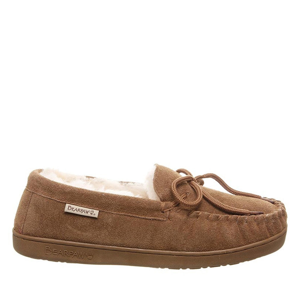 Bearpaw Casual Slippers Mens Moc II Wide Cow Suede Upper 2382M