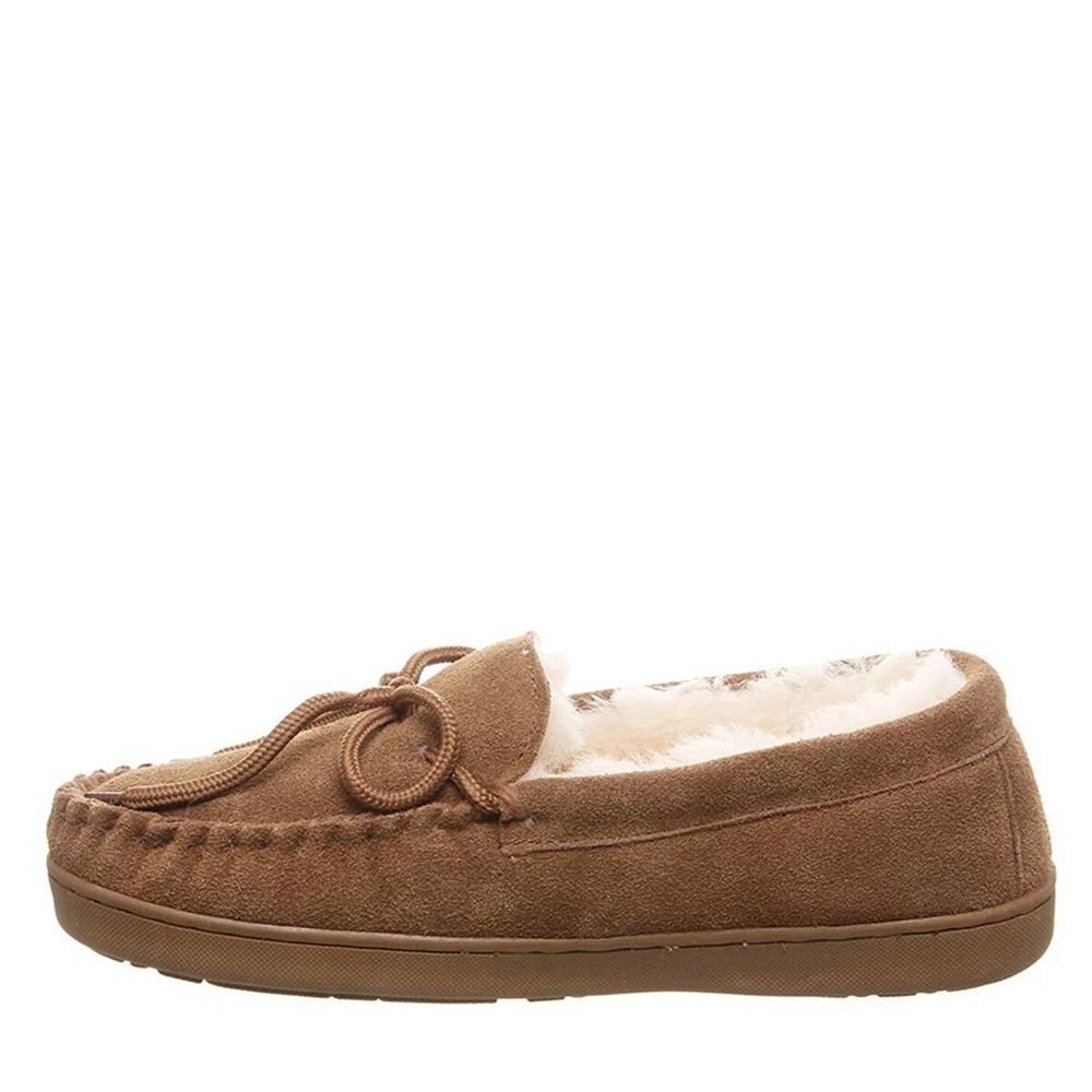 Bearpaw Casual Slippers Mens Moc II Wide Cow Suede Upper 2382M