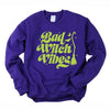 Bad Witch Vibes Puff Print Graphic Sweatshirt