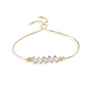 Baguette Crystal Adjustable Bracelet