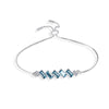 Baguette Crystal Adjustable Bracelet