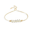 Baguette Crystal Adjustable Bracelet