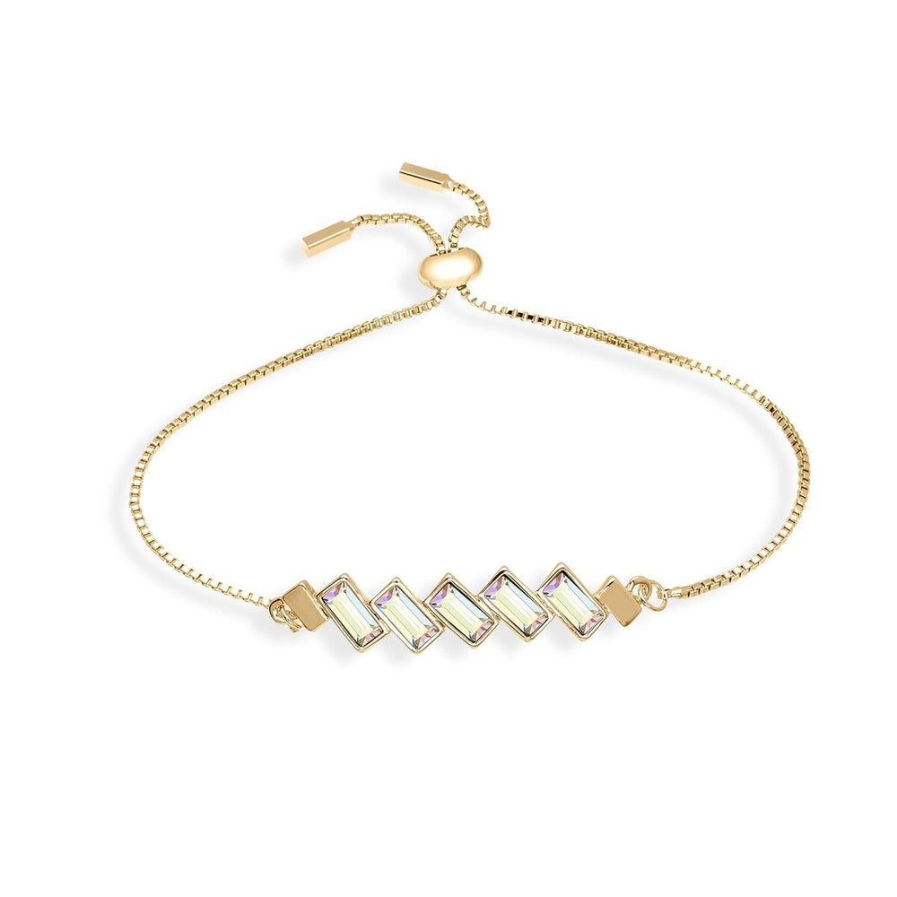 Baguette Crystal Adjustable Bracelet