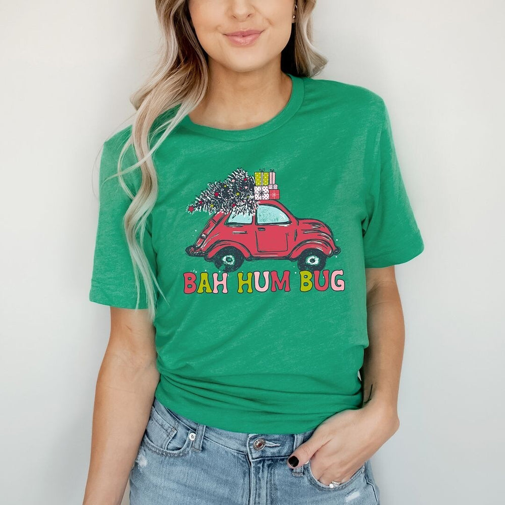 Bah Hum Bug Car Short Sleeve Tee