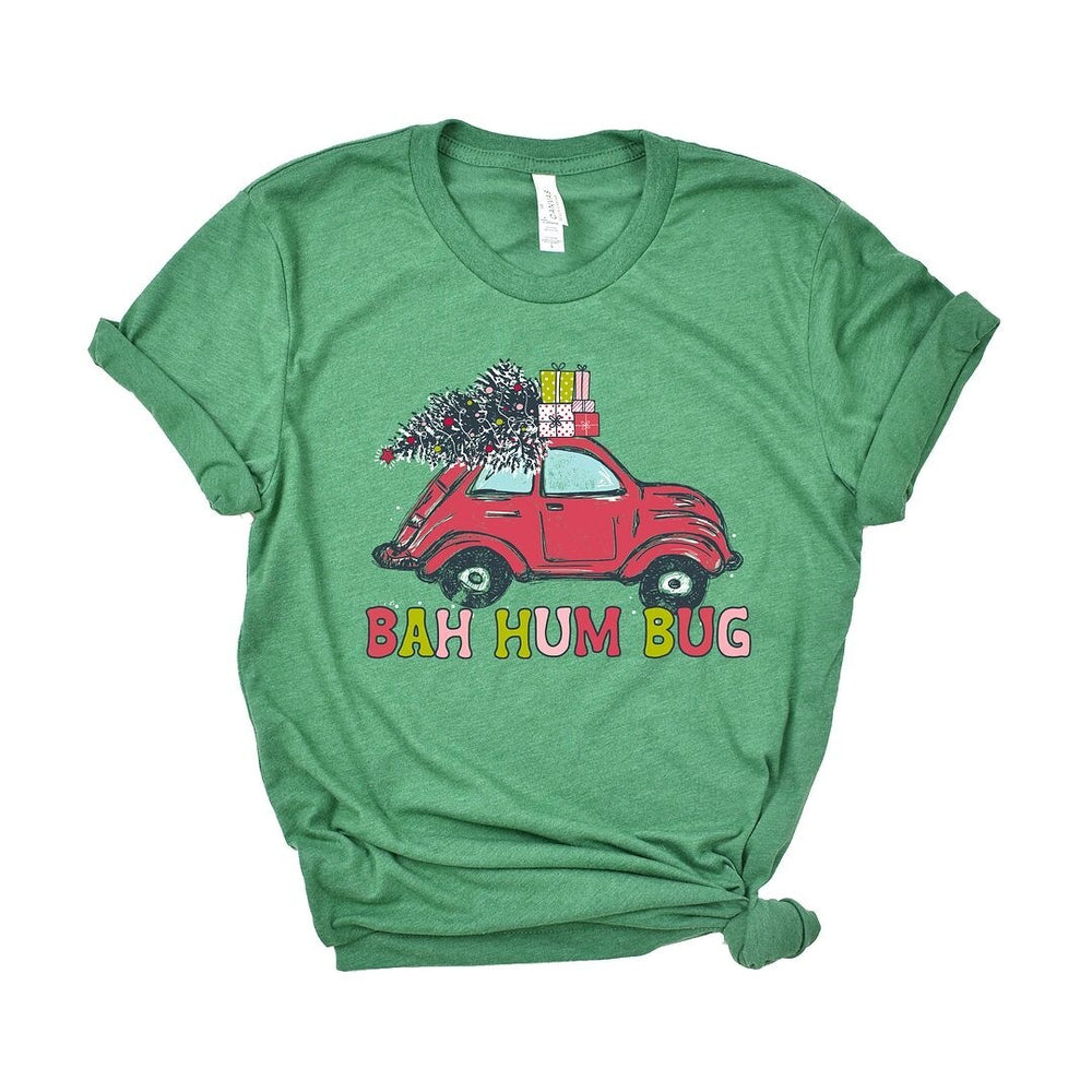 Bah Hum Bug Car Short Sleeve Tee