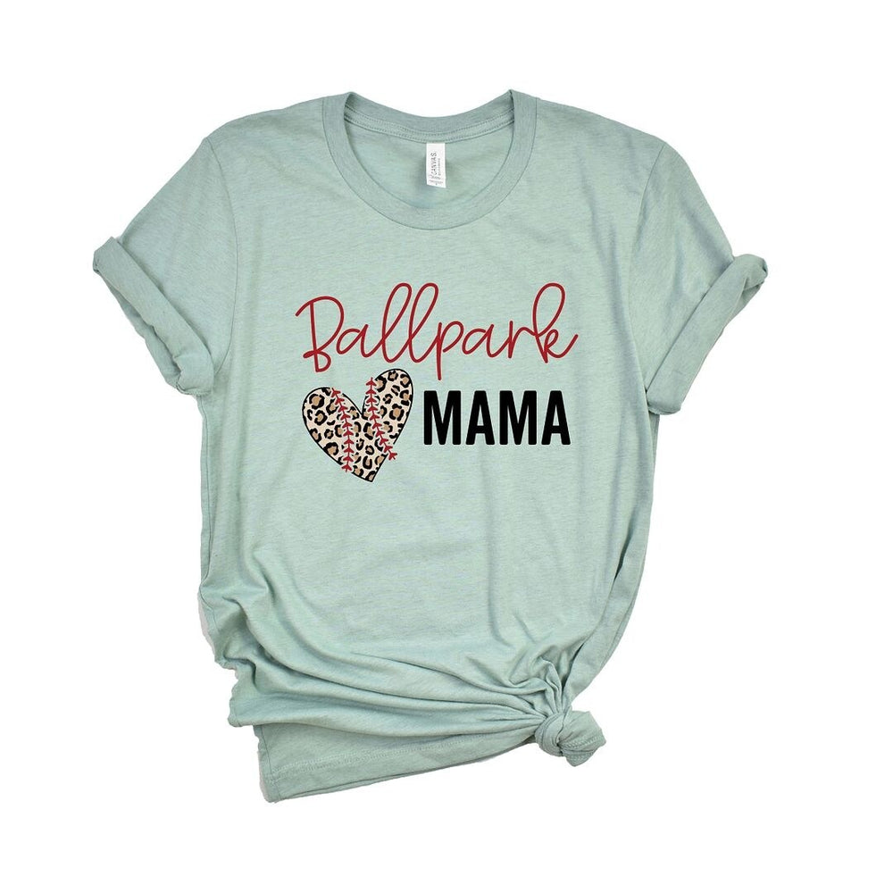 Ballpark Mama Short Sleeve Crewnneck Tee