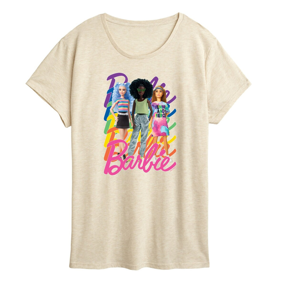 Barbie Pride Rainbow Logo